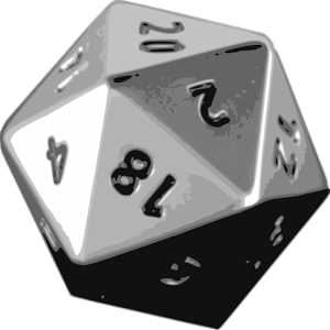 Metal d20